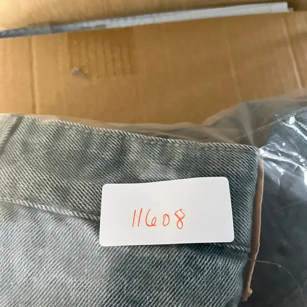 PJMark Straight Leg Jeans Mens Size 44x32 Green Relaxed Fit Denim Casual Vintage